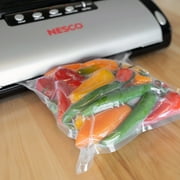 Nesco Vacuum Sealer Machine, Automatic Food Sealer With Accessory Port for Sealing Jars/Canisters, Built‑In Roll Storage & Cutter, Includes (2) 10 ft Rolls, For Pantry Storage & Preserving Leftovers