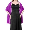 thumbnail image 1 of Chal de gasa para mujer - Talla grande, 30 colores - Perfecto para bodas, vestidos de noche, pareos de playa y viajes, 1 of 4