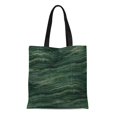 thumbnail image 1 of JSDART Sac Fourre-Tout en Toile Motif Abstrait Marbre Vert Pierre Moderne Émeraude Onyx Sac à Provisions Réutilisable, 1 of 1