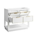 thumbnail image 4 of Avanity Allie-Vs37-G-D Allie 36" Free Standing Single Basin Vanity Set - White, 4 of 5