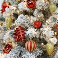 thumbnail image 5 of Lolsea 106ct Christmas Balls Ornaments Set, Colorful Plastic Shatterproof Decorative Baubles for Xmas Tree Decor, Red & Gold, 5 of 7