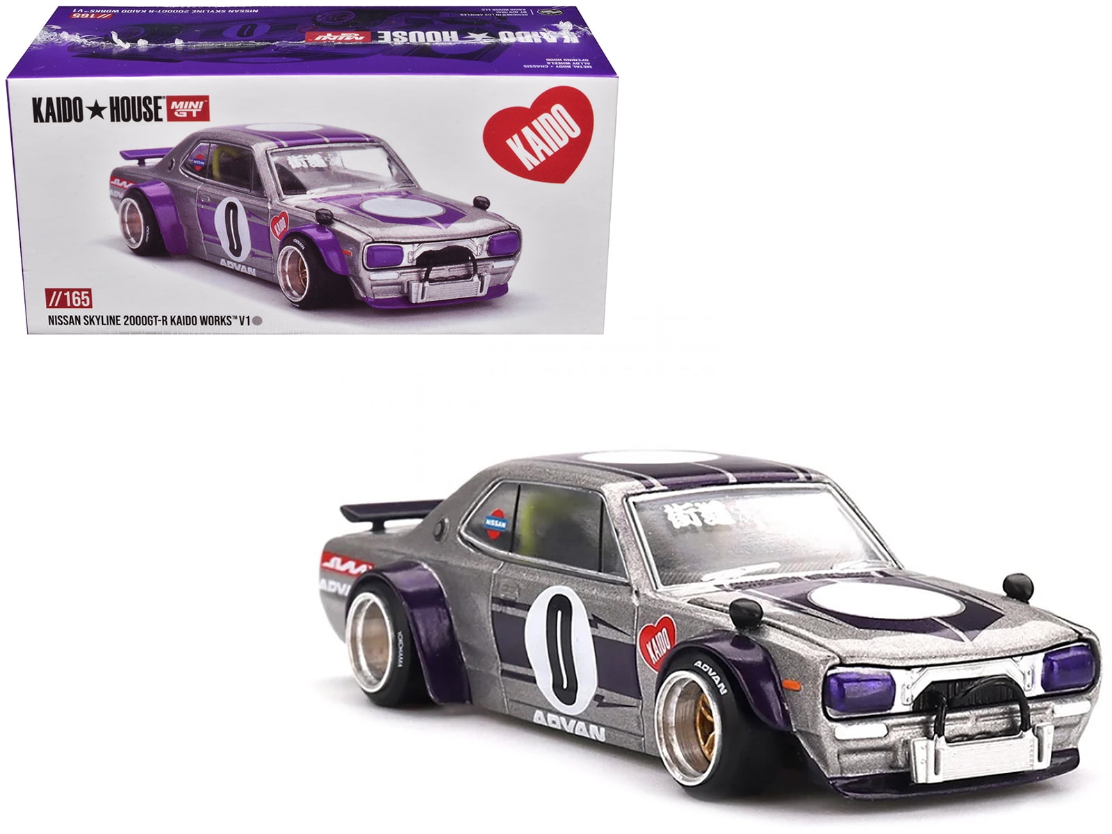 ミニカーアゴーゴー 2024 KAIDO HOUSE LTD R33 未開封 Kaido House + Mini GT 1:64 Nissan Skyline GT-R (R33) HKS V1