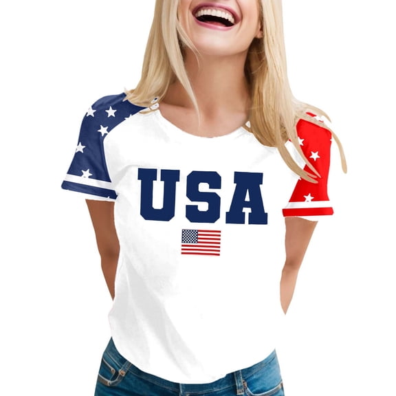 MAIHAN 250th Anniversary Usa Patriotic Shirt 4th Of July Tee Tops Plus Size American Flag Shirts Womens Summer Tops Patriotic Freedom Semiquincentennial Shirt for 250th Year
