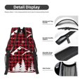 thumbnail image 4 of Rocae Christmas Tree Buffalo Plaid for Comfortable Student Backpack - Lightweight ,Durable School Bag Ideal for Middle School, High School, and College, 4 of 6