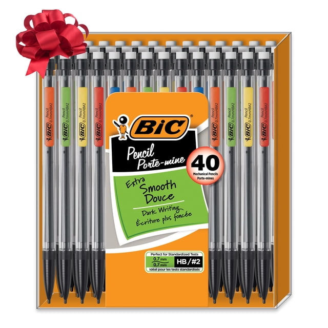 Juego de 40 lápices mecánicos BIC Xtra Smooth de 0,7 mm de punta media