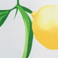 thumbnail image 4 of Contemporary Home Living Lemon Bliss Rectangular Outdoor Tablecloth - 84" - White and Yellow, 4 of 7