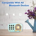 thumbnail image 3 of Bocina Greadio Retro Radio FM MP3 Bluetooth 4.2 -Azul, 3 of 3