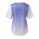 thumbnail image 4 of Gibobby Camiseta Powerblend con Cuello en V Camiseta manga corta con cuello en V sexy verano para mujer Gradación(Morado,XL), 4 of 5