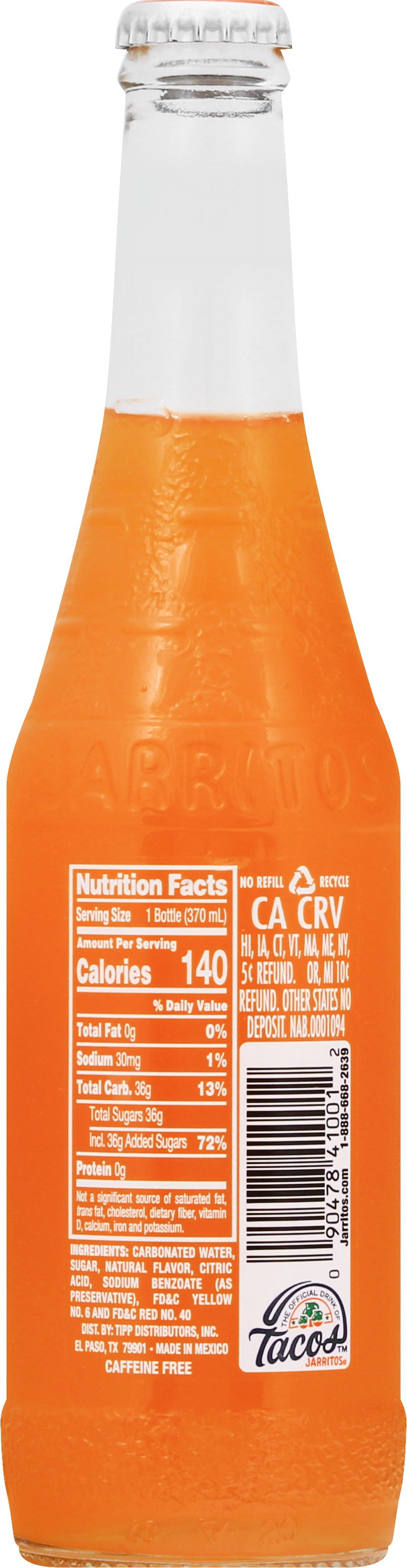 (6 pack) Jarritos Mandarin Soda, 12.5 fl oz