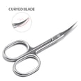thumbnail image 1 of Nail Scissors, Stainless Steel Curved Cuticle Scissors, Sharp Dead Skin Scissors Manicure Scissors for Trimming Eyebrows, Nose, 1 of 5