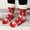 Red, variant on Christmas Fuzzy Slipper Socks For Women Warm Thick Heavy Thermal Fleece lined Fluffy Winter Non Slip Socks Christmas Decorated Socks Set For Girls Floor Socks, Snow Socks