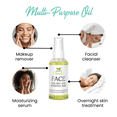 thumbnail image 5 of Isabella’s Clearly FACE, Natural Face Cleanser, Face Wash and Makeup Remover Oil | Deep Cleansing Oil with Anti Aging Rosehip, Avocado, Vegan Squalane | 100% Pure, Made in USA (120ml), 5 of 9