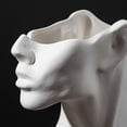 thumbnail image 4 of Arrangements Floral Ware Ornaments,Side Face Portrait Ceramic Ceramic Vase Flower Pot Versatile Functionality, 4 of 8