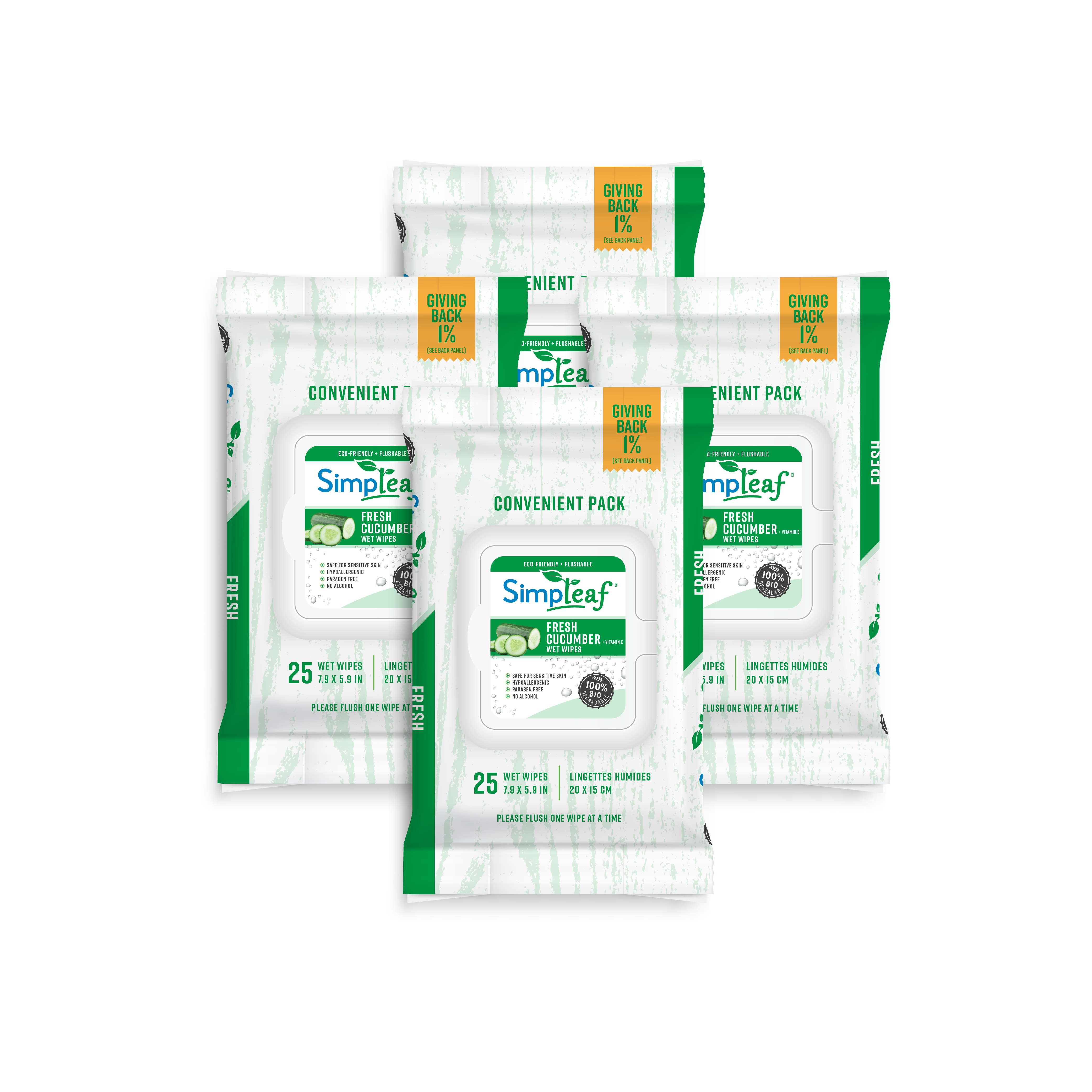 FRIA EASY Flushable wet wipes Sensitive Care formula