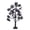C, variant on OIUR 24 Inches Halloween Tree with Light LED Glowing Tree with Ghost/Pimpkin/Eyeball Light for Indoor Home Table Decor
