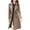 Khaki, variant on ATOYSOY Long Sleeve Woolen Outwear Loose Business Jackets with Pockets for Women Overcoats Workout Open Front Shackets Winter Trendy Casual Trench Coat Green XXL