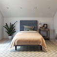 thumbnail image 2 of Scott Living Helena Twin Platform Bed in Gray Velvet, 2 of 6