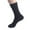 Black, variant on Women's Sweat Absorbing Short Tube Socks For Running Solid Color Black One Size