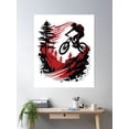 thumbnail image 2 of Mbr Mountain Biker Poster Wall Art, Modern Wall Decor, 24x36 UNFRAMED, 2 of 3