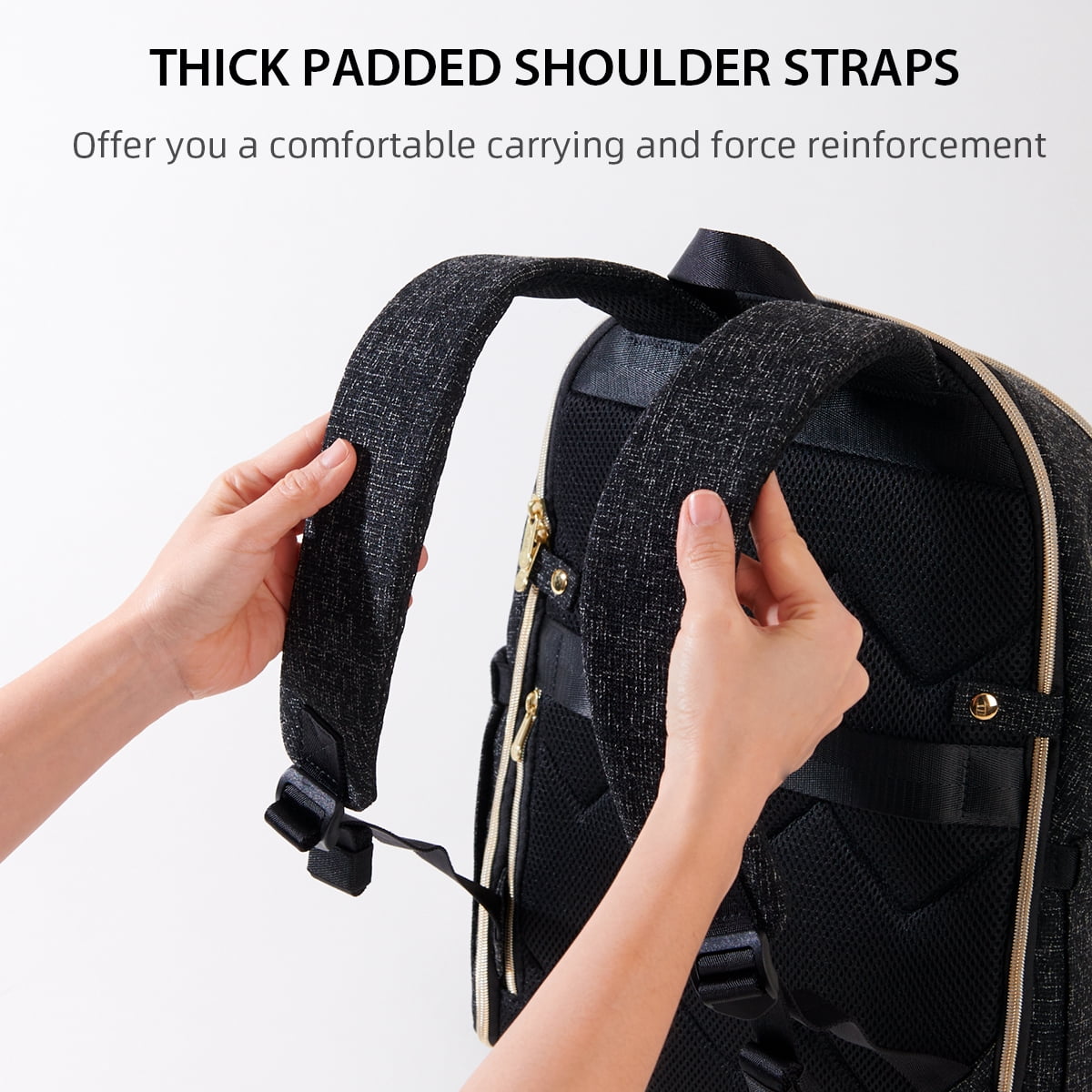 Sunveno Foldable Diaper Backpack, Wide Opening, Large Back Pack, Disposable Diaper Bags