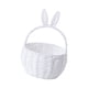 thumbnail image 5 of Cesta de almacenamiento tejida, cesta de comestibles, contenedor, cesta decorativa, cesta bonita hecha a mano Blanco, 5 of 9