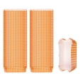 thumbnail image 2 of Panificio 5 oz Elliptical Polka-Dotted Hot Orange Paper Large Baking Cup - Ridged - 4 1/2" x 2 1/2" x 1 1/4" - 200 count box, 2 of 11