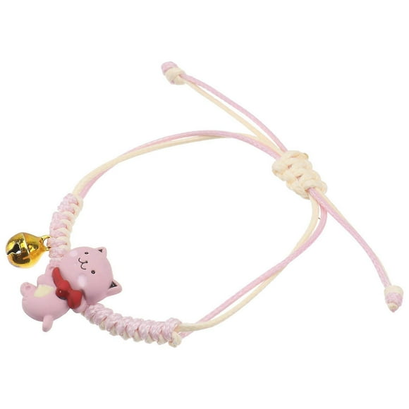 Cute Cartoon Cat Bracelet for Women, Stylish Handmade Wristband, Simple Knitting Design, Durable Accessory for Couples and Friends