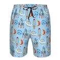 thumbnail image 3 of Fotbe Cartoon Rocket With Space Trajes de Baño Estampados para Hombre, Shorts de Verano de Secado Rápido, Ropa de Playa, Bañadores-Large, 3 of 6
