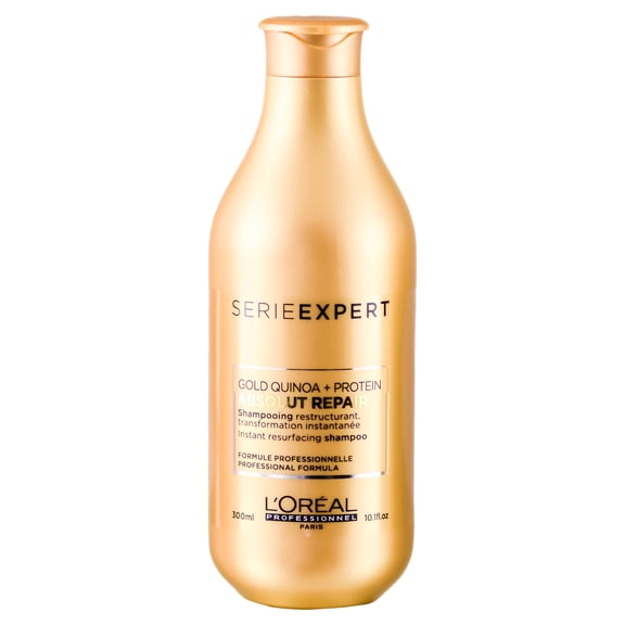 L'Oreal SerieExpert Gold Quinoa Protein Absolut Repair Resurfacing Shampoo - 10.1 oz