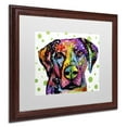 thumbnail image 3 of Trademark Fine Art "Rhodesian" Canvas Art by Dean Russo, White Matte, Wood Frame, 3 of 3