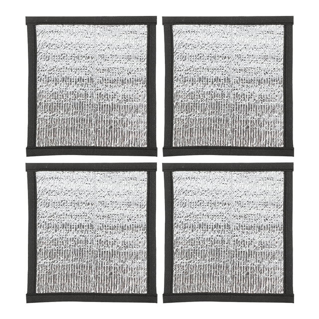 KAKOWELY Film Réfléchissant pour Reptiles 4 Pcs Coussinets Chauffants pour Reptiles Films Réfléchissants Tapis Chauffants pour Reptiles Films Réfléchissants Chauds 6.3"X6.3"X0.04 Pouces