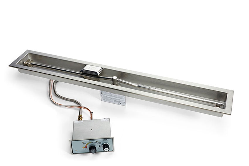 Hpc Flame Sense Spark Ignition Fire Pit Trough Burner Kit 36 Inch