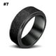 thumbnail image 5 of Anillos de acero inoxidable Giro giratorio Hombres DecomPresión Mano Joyería 6mm Anti estrés Moda Ansiedad Ansiedad Spinner Tamaño 7 seitruly AP003943-02, 5 of 7