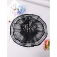 thumbnail image 5 of MSemis Girls Sparkle Sequins Halter Neck Tutu Dress Leotard Ballet Dance Dress Black 10, 5 of 6