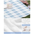 thumbnail image 6 of Blue Checkered Beach Towels Oversized Super Absorbent, Blue White Buffalo Plaid Lightweight Bath Towel Quick Dry Sets For Bathroom/Pool/Rv Camping/Beach Play/Gym Room/Picnic 35"x70", 6 of 8
