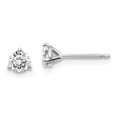 thumbnail image 1 of 14k White Gold 1/2 Carat Round Lab Grown Diamond Stud Earrings Hidden Category Banner, 1 of 6