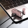 thumbnail image 4 of Back to School Gifts under $5 Wireless Bluetooth 5.3 Headphones Transparent Digital Display Headphones Mini In-Ear Wireless Sports Headphones on Clearance, 4 of 8