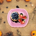 thumbnail image 7 of BinKFF 12Pcs Halloween Pumpkin Paper Plates Cute Grimace Pumpkin Shape Disposable Plates 9 Inch Halloween Colorful Tableware for Birthday Holiday Party Decor Supplies, 7 of 7