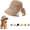 Khaki, variant on Heapbulb Sun Hat, Summer Hats for Women, Women’S Bowknot Wide Brim Sun Protective Hat