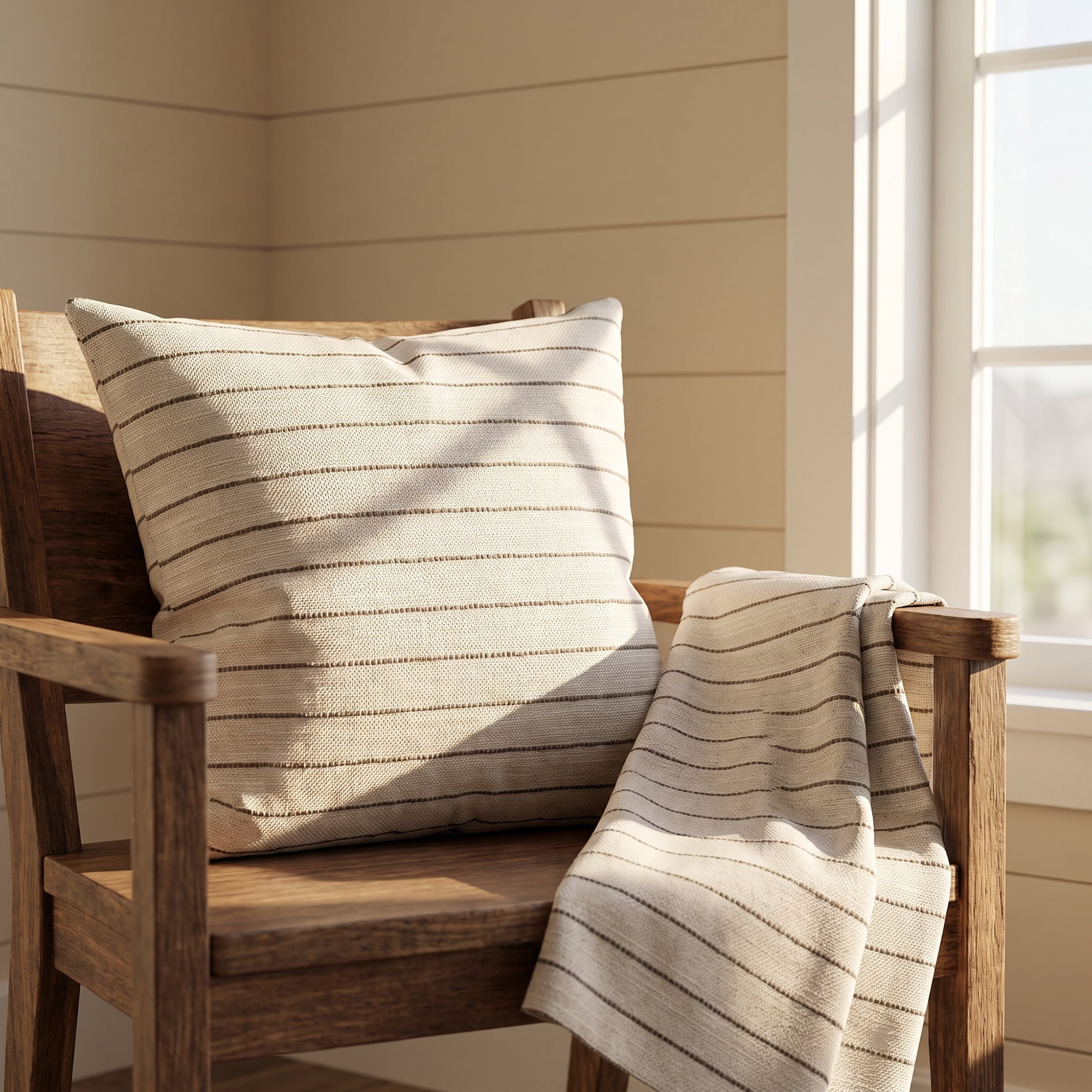 Unique Bargains Striped Geometric Throw Pillow Covers Set of 2 Cushion Cases Grey 18"x18"