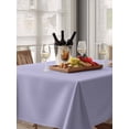 thumbnail image 6 of Pure Lavender Table Cloth, Simple Solid Color Waterproof Tablecloth for Rectangle Tables, Reusable Washable Fabric Table Cover for Restaurant Kitchen Dining Tables 60"x84", 6 of 6
