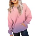 thumbnail image 4 of Chandail à Capuche pour Filles Manches Longues Mignon Haut Ample Décontracté pour Adolescentes, 4 of 5
