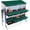 (Green with bracket legs), variant on Kselythan Chicken Nesting Boxes,8 Holes/10 Holes Metal Chicken Egg Laying Box,Wall Mount Poultry Roll Away Chicken Laying Boxes,Easy Egg Collection,Cleanable Pull Out Hen Roosting Boxes