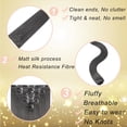 thumbnail image 5 of MY-LADY 26Inches 8Pcs/Set 18 Clips in Hair Extensions Straight Hairpieces Heat Resistant Synthetic Fiber Full Head Clip in Hair Hairpieces, 5 of 8