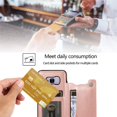 thumbnail image 4 of Design for Samsung Galaxy S8 Plus/S8+ Wallet Case,PU Leather Phone Cases with Screen Protector Card Holder,Stand Flip Shockproof Flip Protective Cover for Glaxay S8plus S 8 8plus Rose Gold, 4 of 6