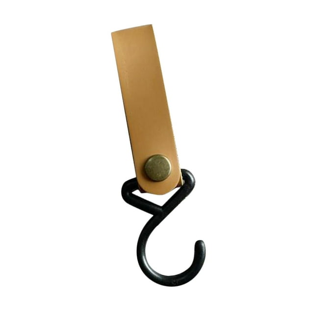 S SERENABLE Multi-Purpose Hanging Strap Hook Camping Hiking Awning Tent Cookware Tableware Brown