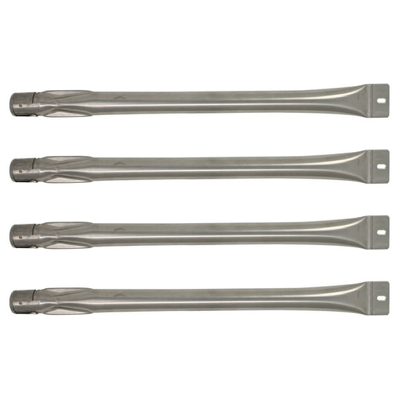 4-Pack BBQ Gas Grill Tube Burner Replacement Parts for Kenmore 640-06320834-2 - Compatible Barbeque Stainless Steel Pipe Burners