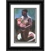Paula Modersohn Becker 2x Matted 20x24 Black Ornate Framed Art Print Kneeling breast feeding mother