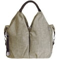 thumbnail image 2 of Lassig Green Label Neckline Diaper Bag, Choco Mélange, 2 of 9