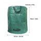 thumbnail image 4 of Bolsa de basura para jardín Bolsa resistente 66cmx76cm Verde 2pcs 272L esquí esquí Gafas de esquí, 4 of 4